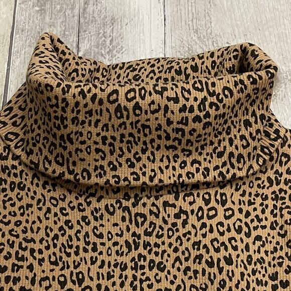 Gap Girls Brown Corduroy Skirt & Animal Print Ribbed Turtleneck Top Lot Size M - Picture 12 of 15